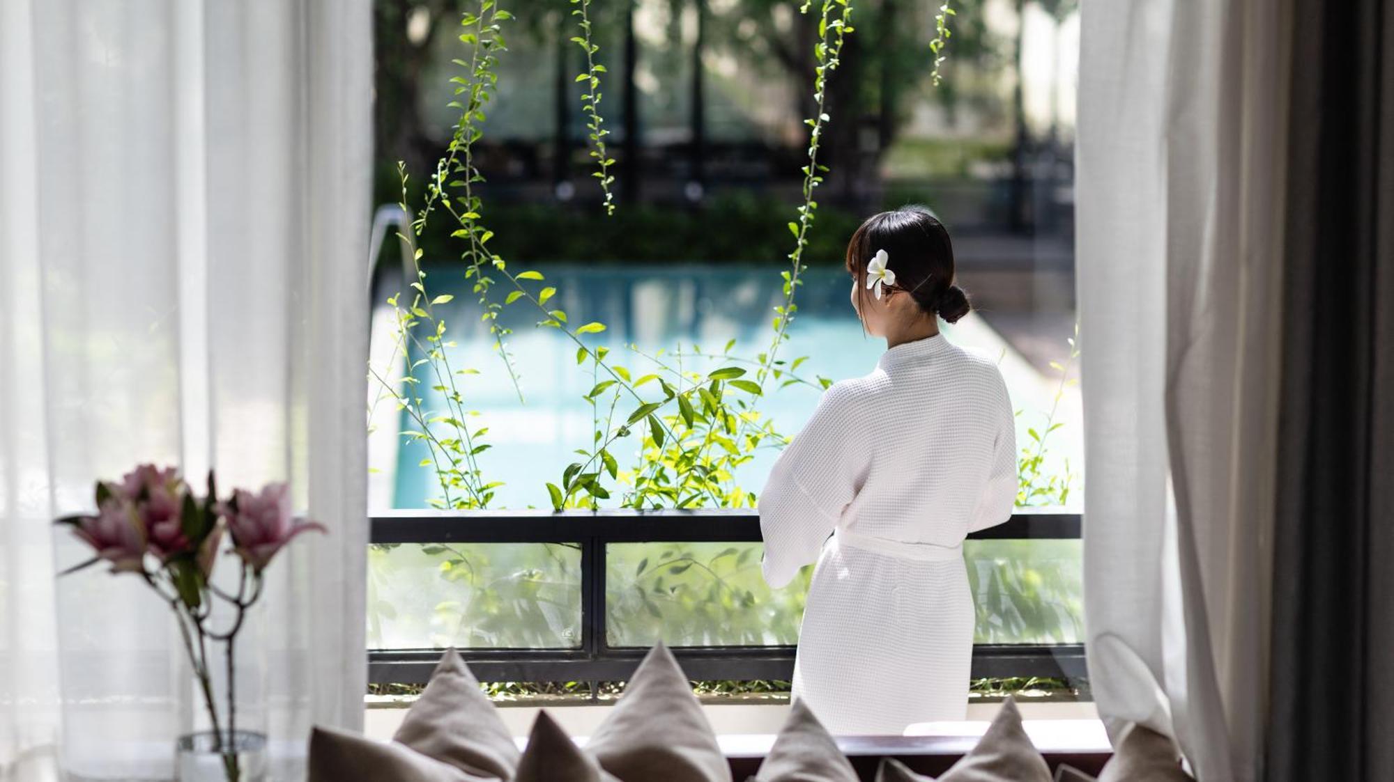 Shintana Saya La Maison Siem Reap Exteriör bild A spa at the InterContinental Hotel, Hanoi, Vietnam